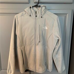 The North Face Gray Hooded Fleece Jacket